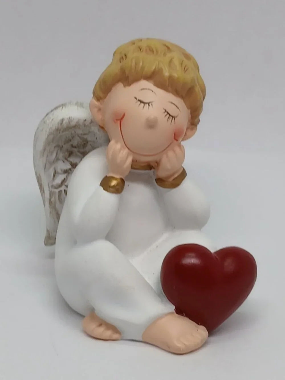 Gilde Handwerk guardian angel figurine polyresin keepsake token
